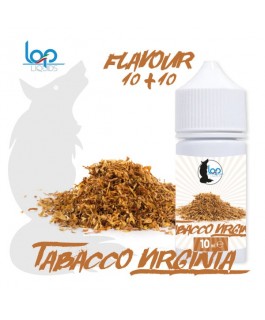 FLAVOUR 10 + 10 TABACCO VIRGINIA – 10 ML IN BOTTLE OF 30 ML- LOP 