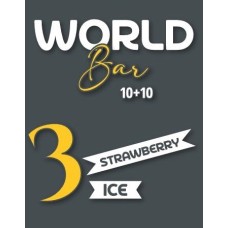 3 World Bar Aroma Srawberry ice 10+10