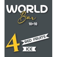 4 World Bar Aroma Red fruits ice 10+10