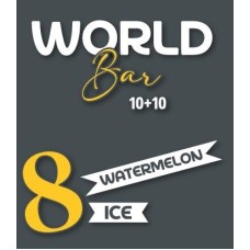 8 World Bar Aroma Watermellon ice 10+10
