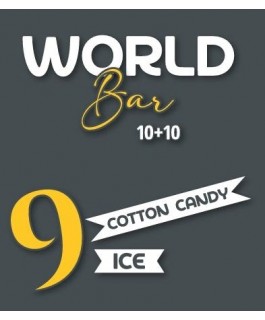 9 World Bar Aroma Cotton candy ice 10+10 